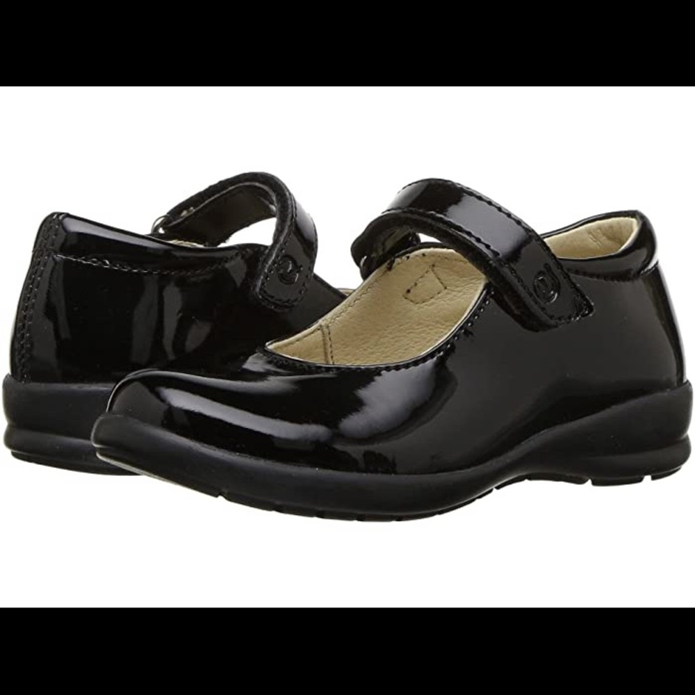Naturino Black Mary Jane, Patent Leather Girl Shoe